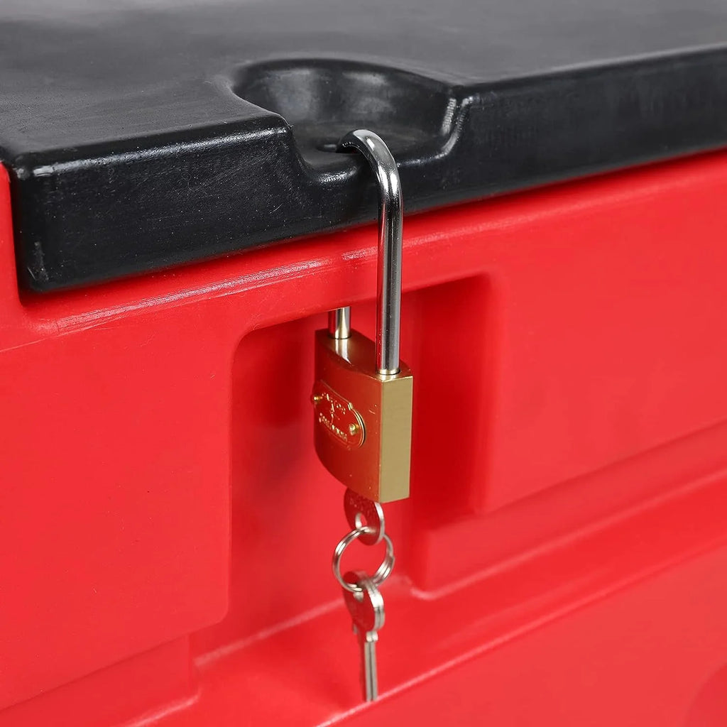 Portable 48 Gallon Fuel Tanks with 12V DC Gasoline Fuel Transfer Pump 15 GPM