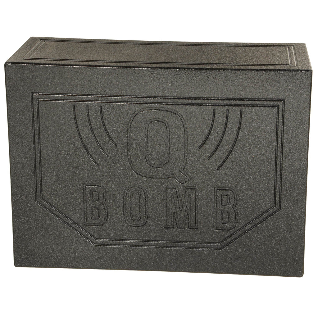 QPower QBOMB12VL 12 Inch Dual Vented Ported Car Subwoofer Sub Box Enclosure