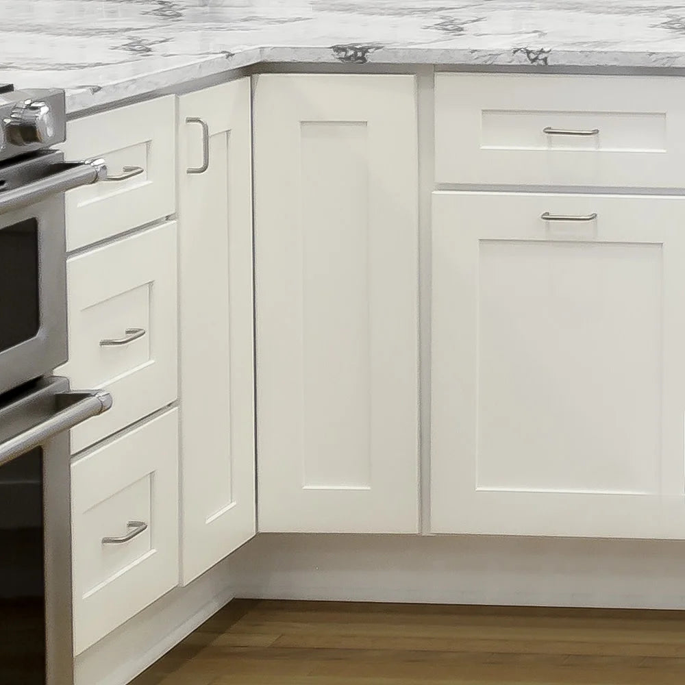 Design House 561399 Brookings Unassembled Shaker Base Kitchen Cabinet 33x34.5x24, White