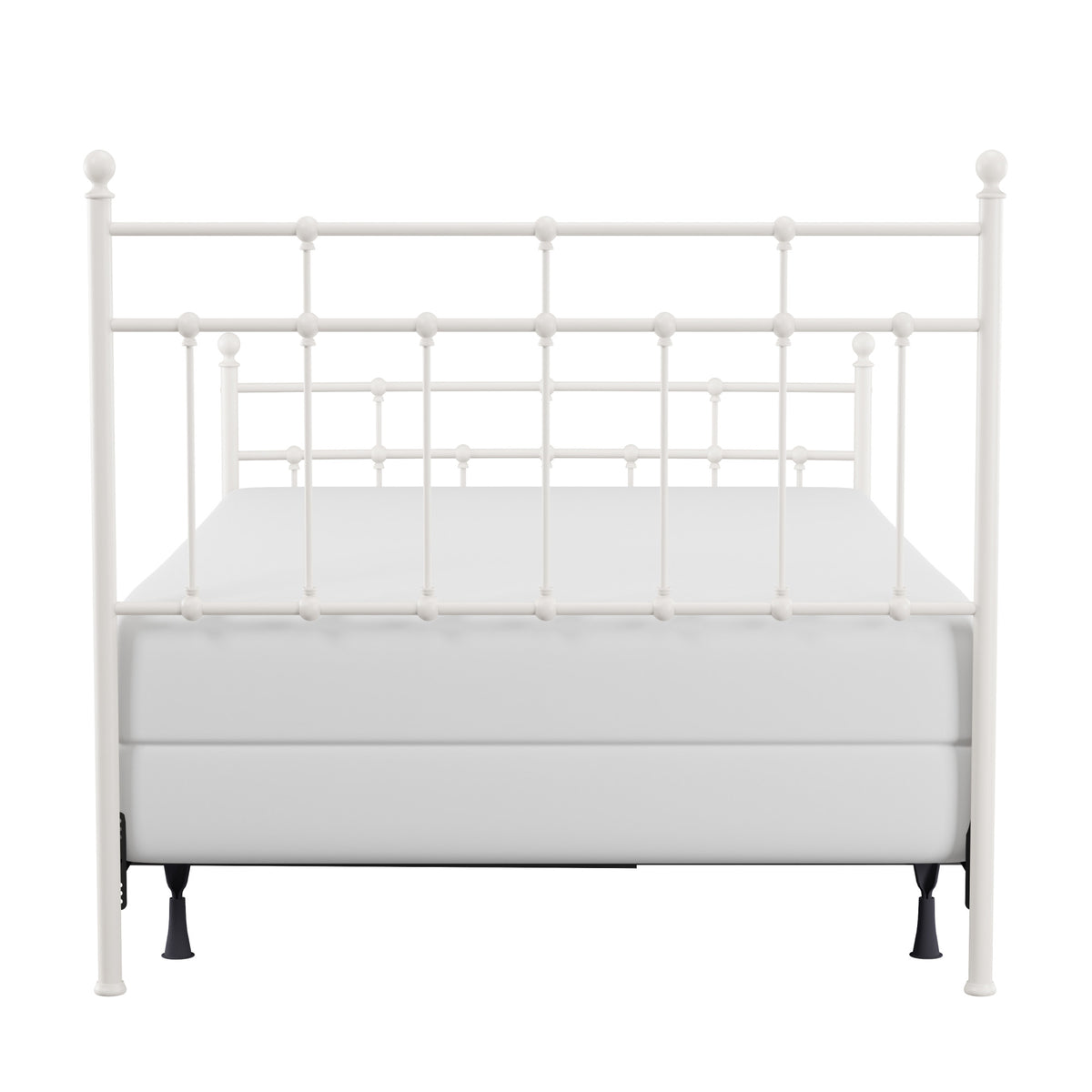 Hillsdale Furniture Providence Metal Full Bed with Spindle and Casting Design, Antique Bronze