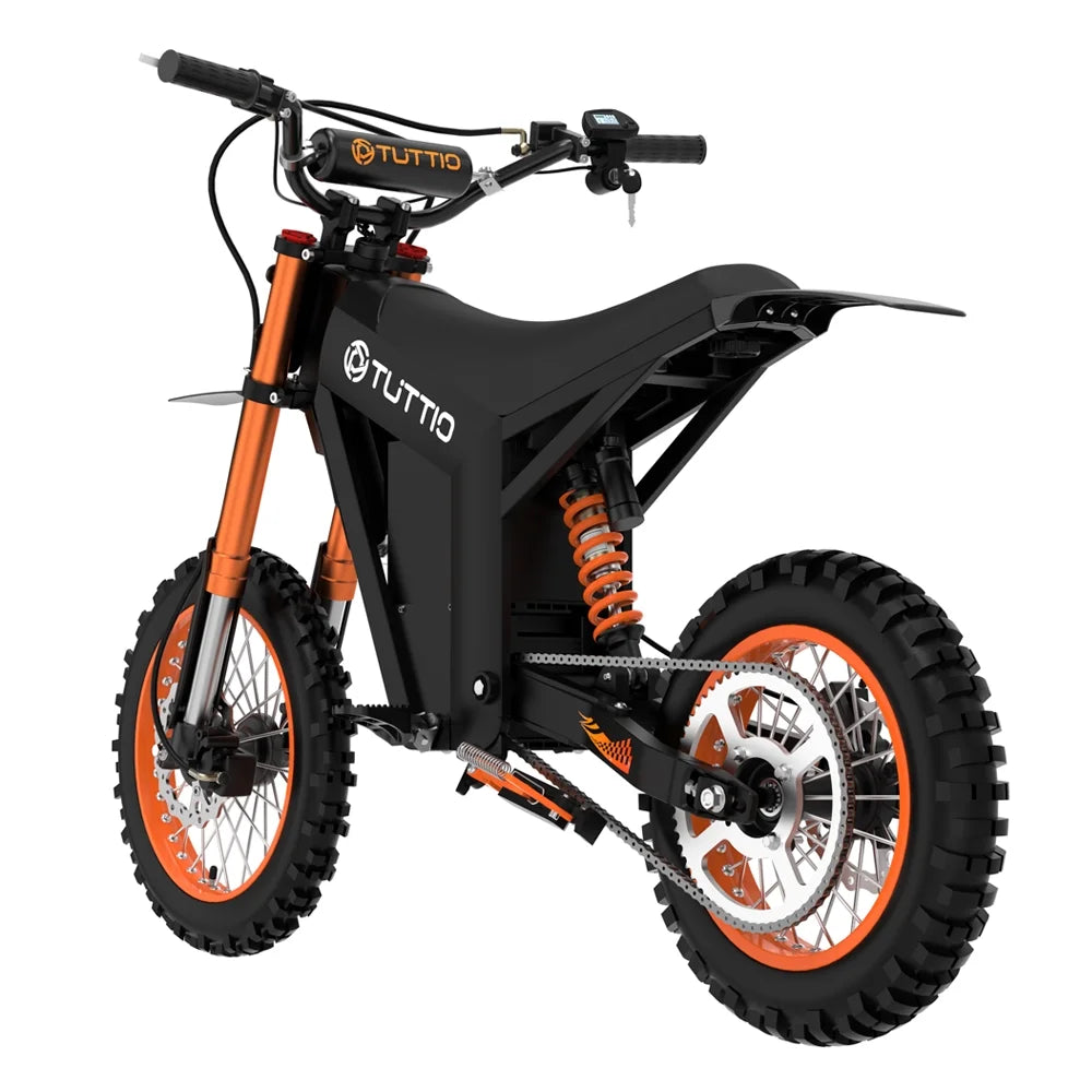 TUTTIO Soleil01 Electric Dirt Bike for Adults,2000W Motor,48V 21Ah Battery, 200N.m High Torque,Max 37Mph,All Terrain Motorized Dirt Bikes
