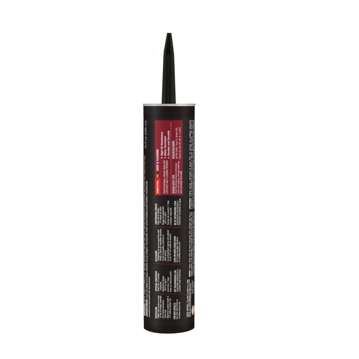 (12 pack) Loctite Pl Polyurethane Sealant Roof and Flashing. Pack of 1. Black 10 fl oz Cartridge
