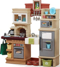 Step2 Heart of the Home Brown Toddler Play Kitchen Set