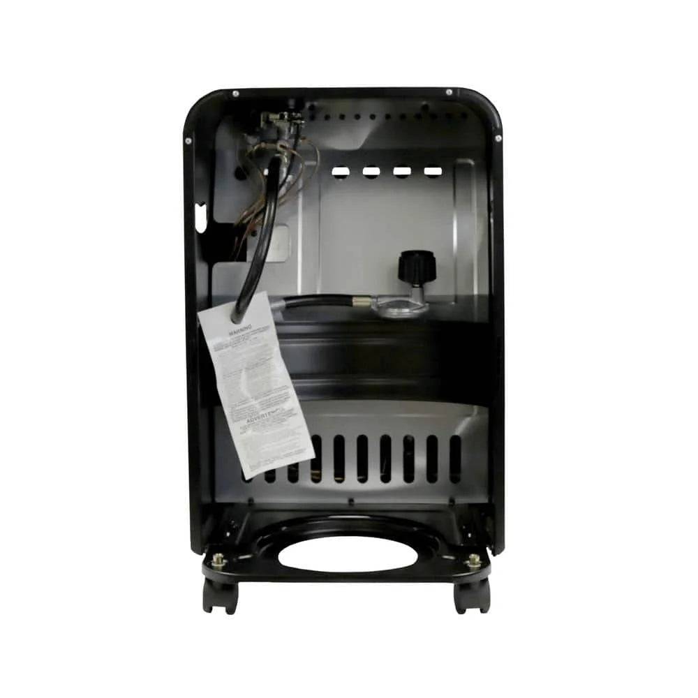 18,000 BTU Cabinet Propane Outdoor Space Heater with Hose and Regulator