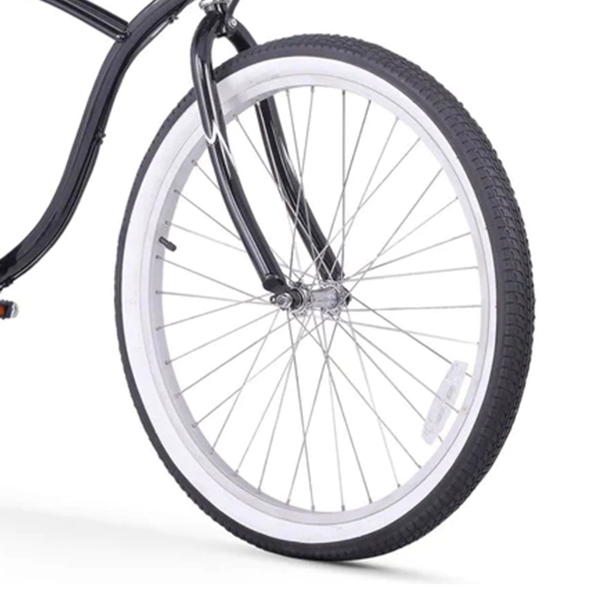 Firmstrong Urban Man 3-Speed Men's 26 Inch Beach Cruiser Riding Bike, Black