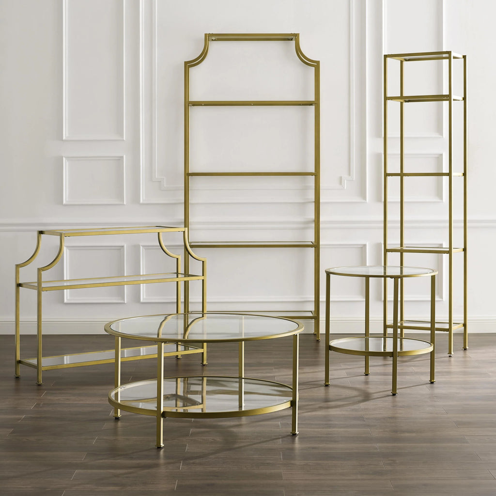 Crosley Furniture Aimee Glass Console Table