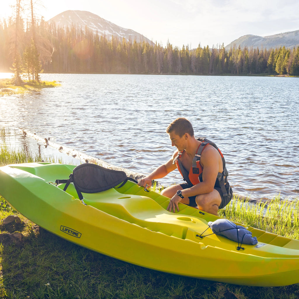 Lifetime Manta 10 ft Tandem Kayak, Yellow, Lime (91071)