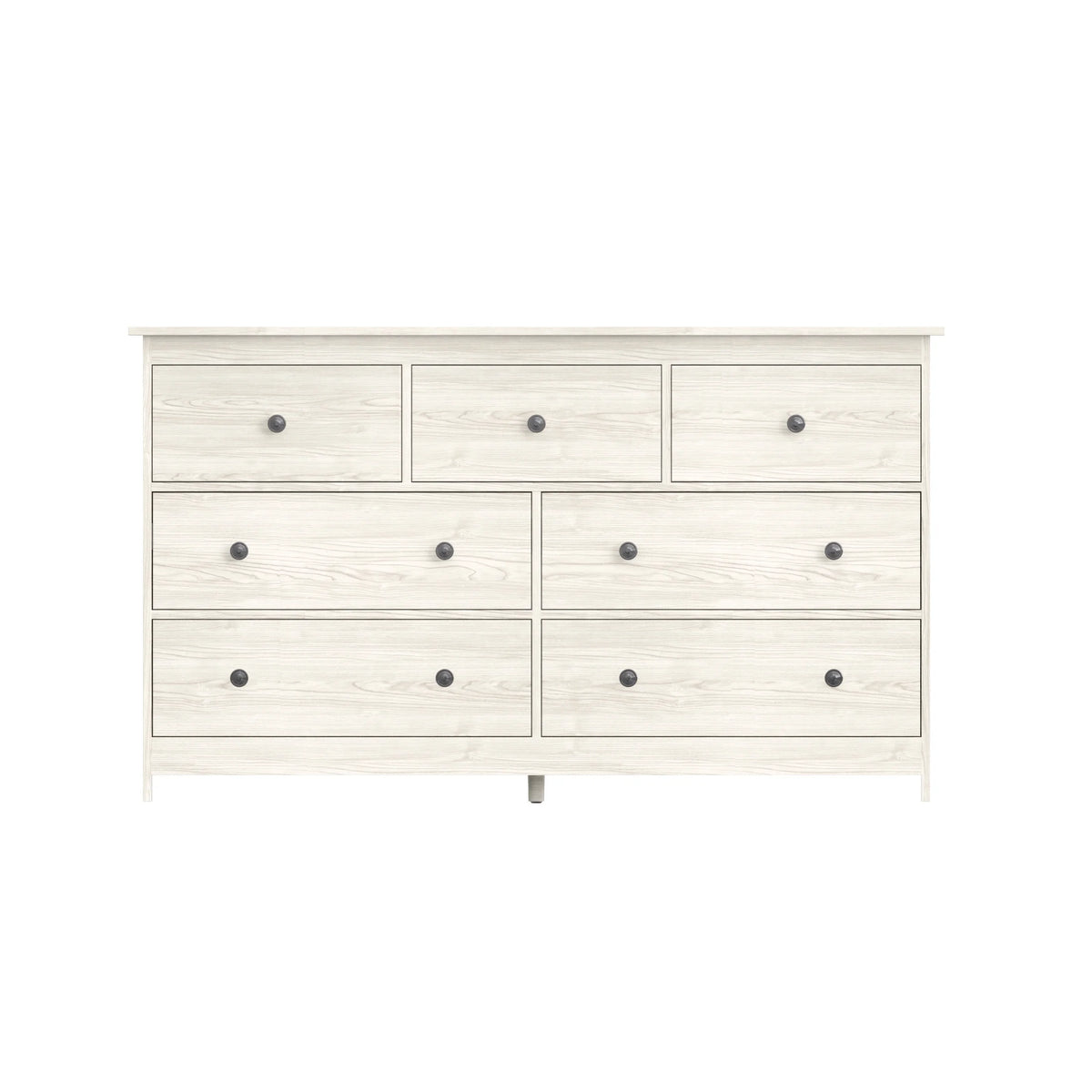 YouTrend 7 Drawer Dresser,White Dresser for Bedroom Drawer Organizer Storage Drawers,Wood Adult Storage Cabinet Living Room Hallway