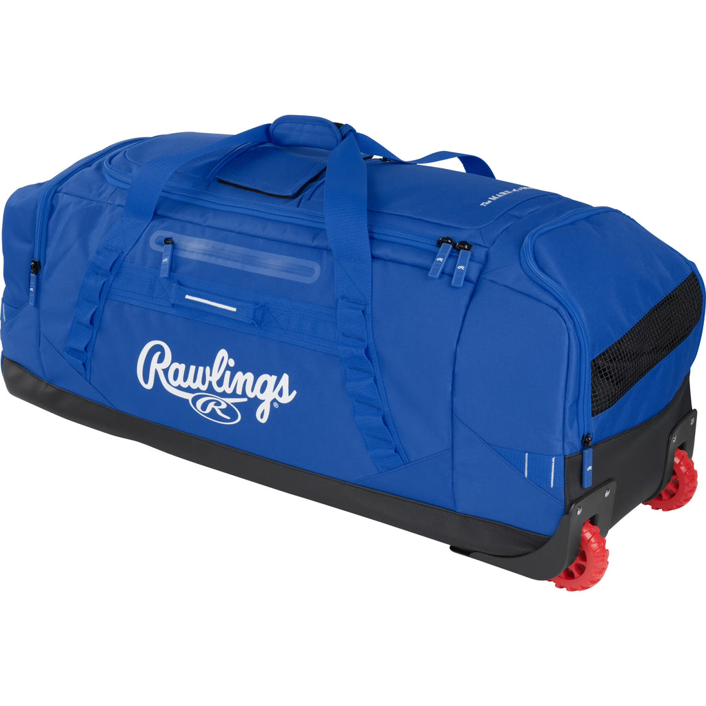 Rawlings Yadi2 Wheeled Equipment Bag | Catchers Gear & Equipment | Black
