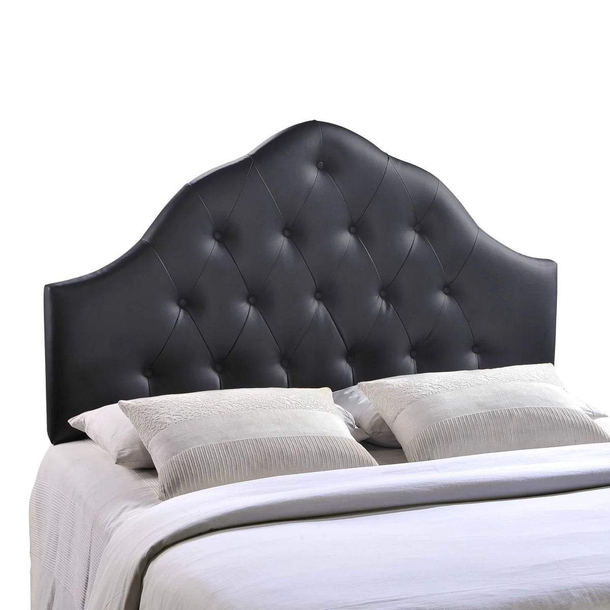 Modway Sovereign Queen Upholstered Fabric Headboard in Beige