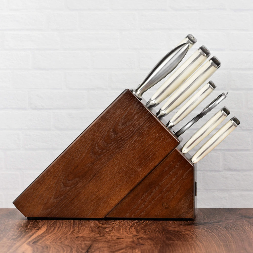 Henckels Forged Accent 16 Piece Off-White Knife Block Set