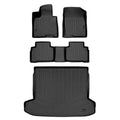 SMARTLINER All Weather Custom Fit Black 2 Row Floor Mats and Cargo Liner Set Compatible With 2022-2025 Hyundai Tucson (Only Fits with Optional Bose Premium Audio System. Does Not Fit PHEV Models)