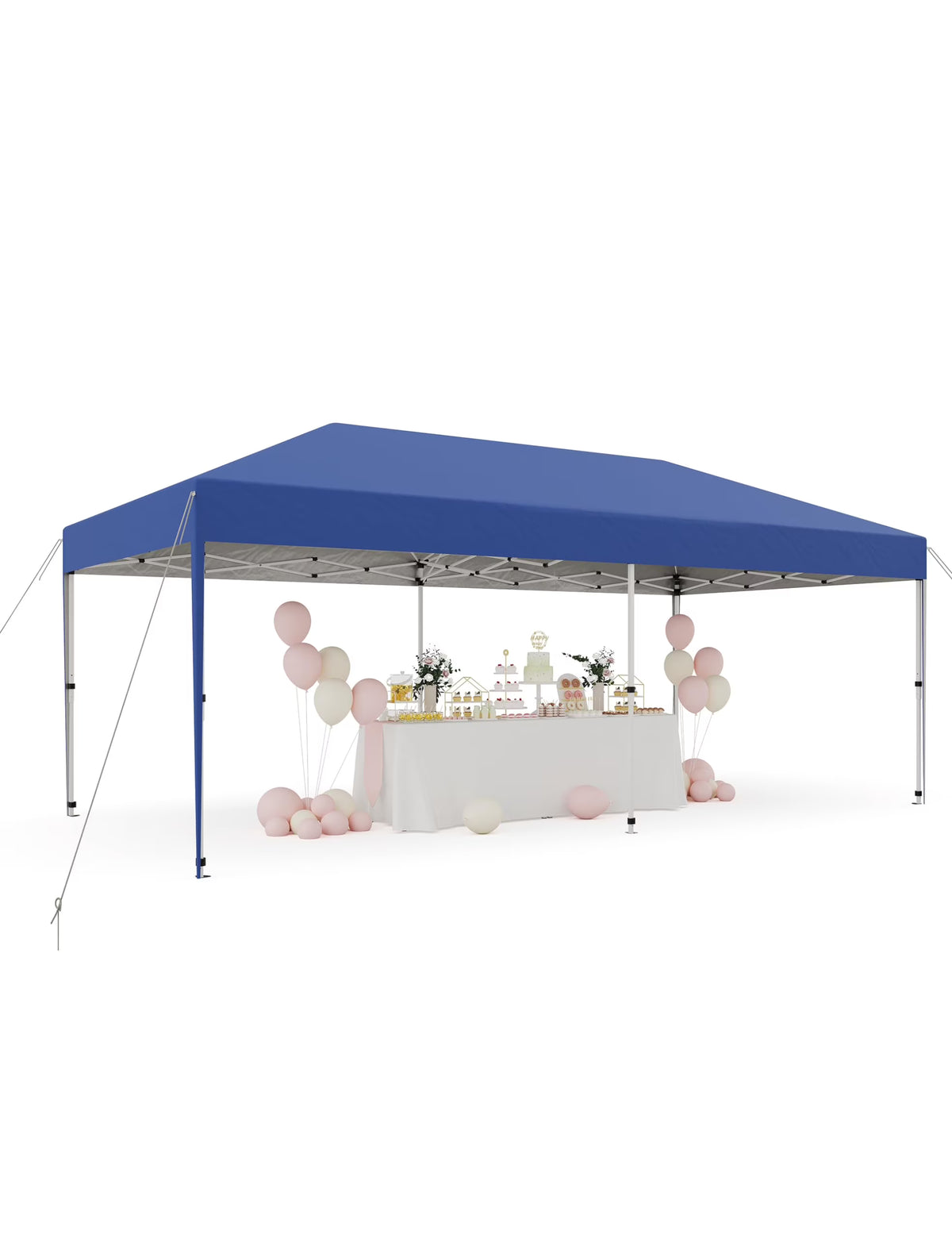 10x10FT/10x20FT Canopy Tent Pop Up Canopy, Commercial Instant Setup Canopy with 210D Fabric, Heavy Duty Commercial Instant Craft Fair Tent for Farmer Market, Vendor, Party, Event