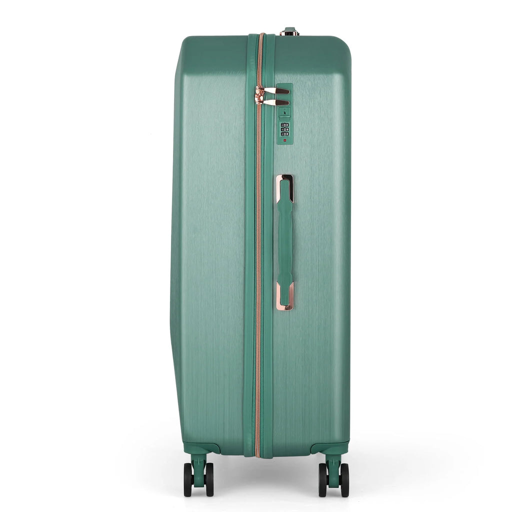 5PCS Travel Luggage Set with Makeup Case, Mint Green