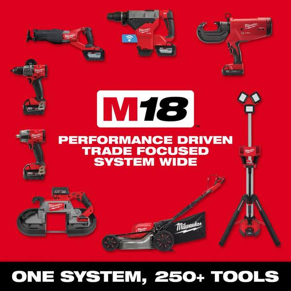 M18 18V Lithium-Ion Cordless SAWZALL Reciprocating Saw with Two 3.0Ah Batteries
