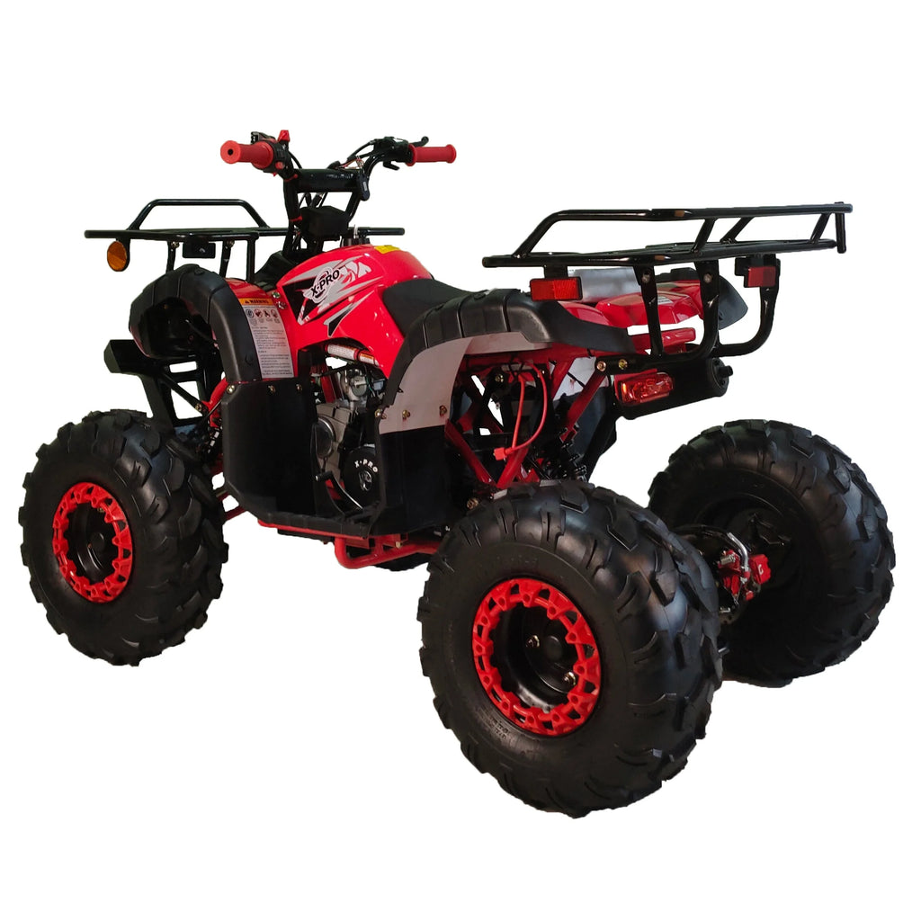 X-Pro Brand New 125cc Gas ATV, Automatic Transmission w/Reverse Remote Control Big 19"/18" Tires