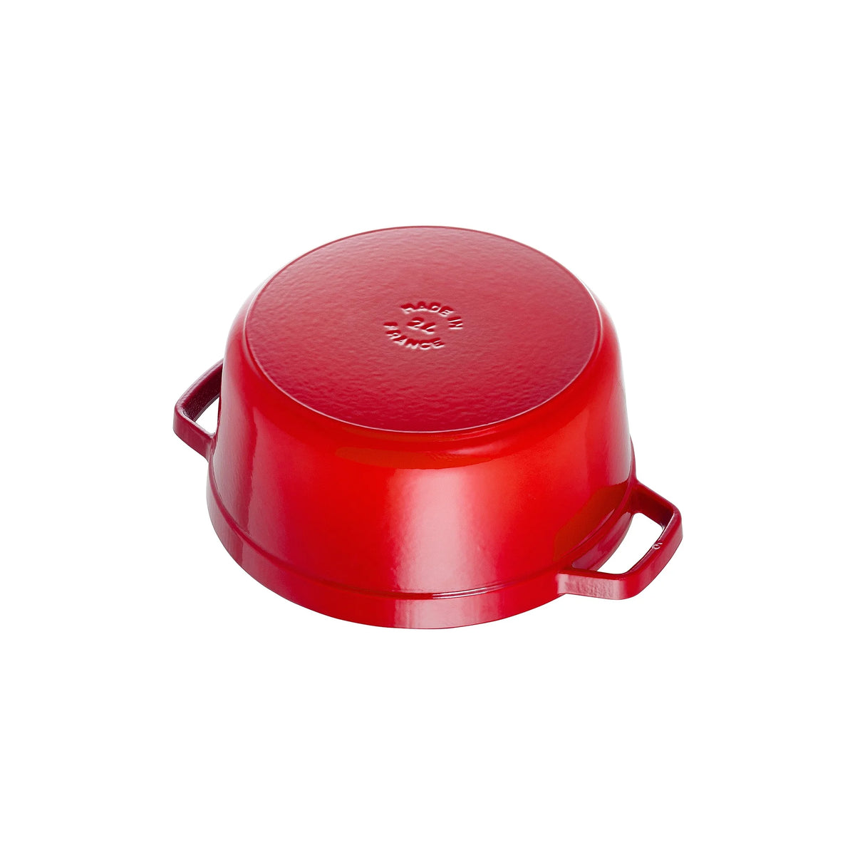 Staub Cast Iron 5.5-qt Round Cocotte - Cherry