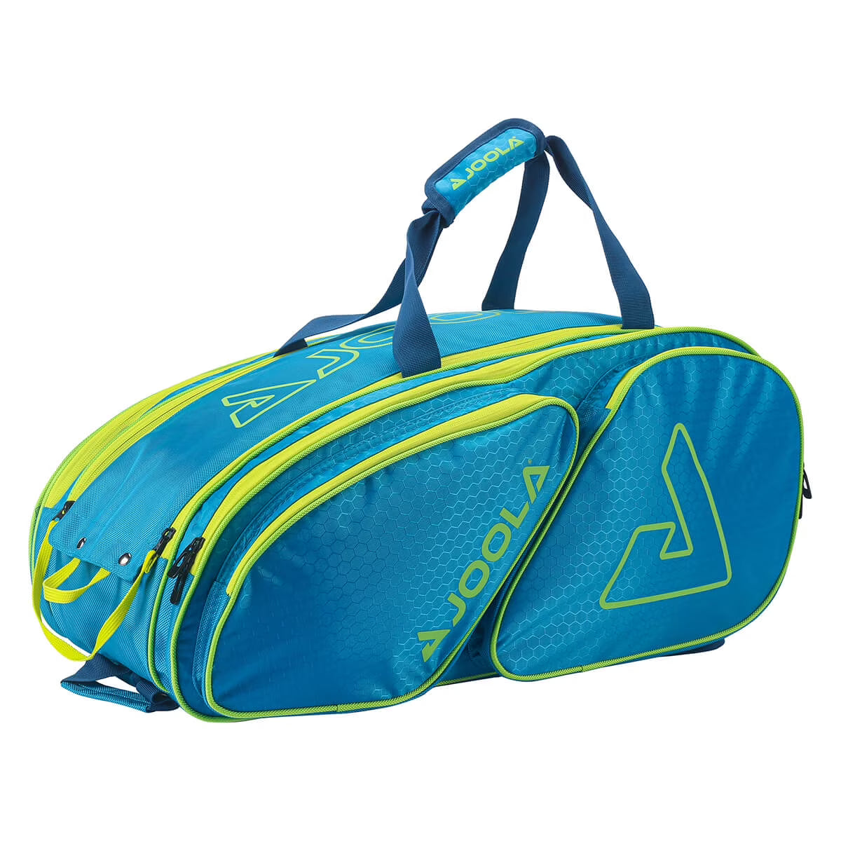 JOOLA Tour Elite Pickleball Bag, Backpack, Duffle Bag for Pickleball and Racket Sports, Black/Yellow