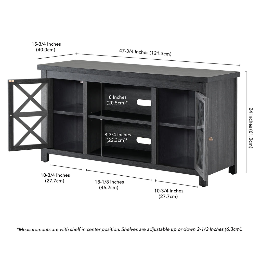 Evelyn&Zoe Colton TV Stand for TV's up to 55", White