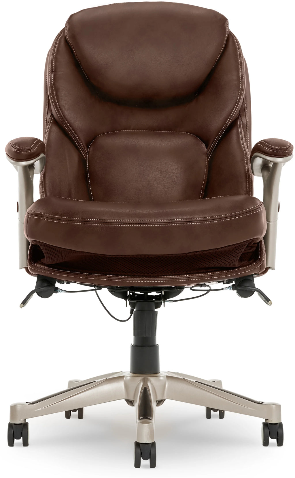 Serta Back in Motion Technology Fabric Executive Office Chair, Light Gray