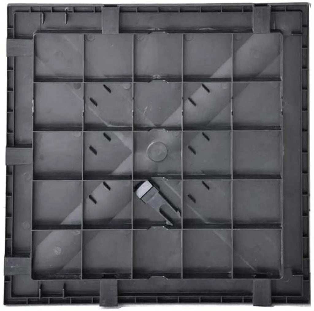 TentandTable Black Sparkle Portable Commercial Dance Floor - Indoor & Outdoor, 9 ft x 9 ft