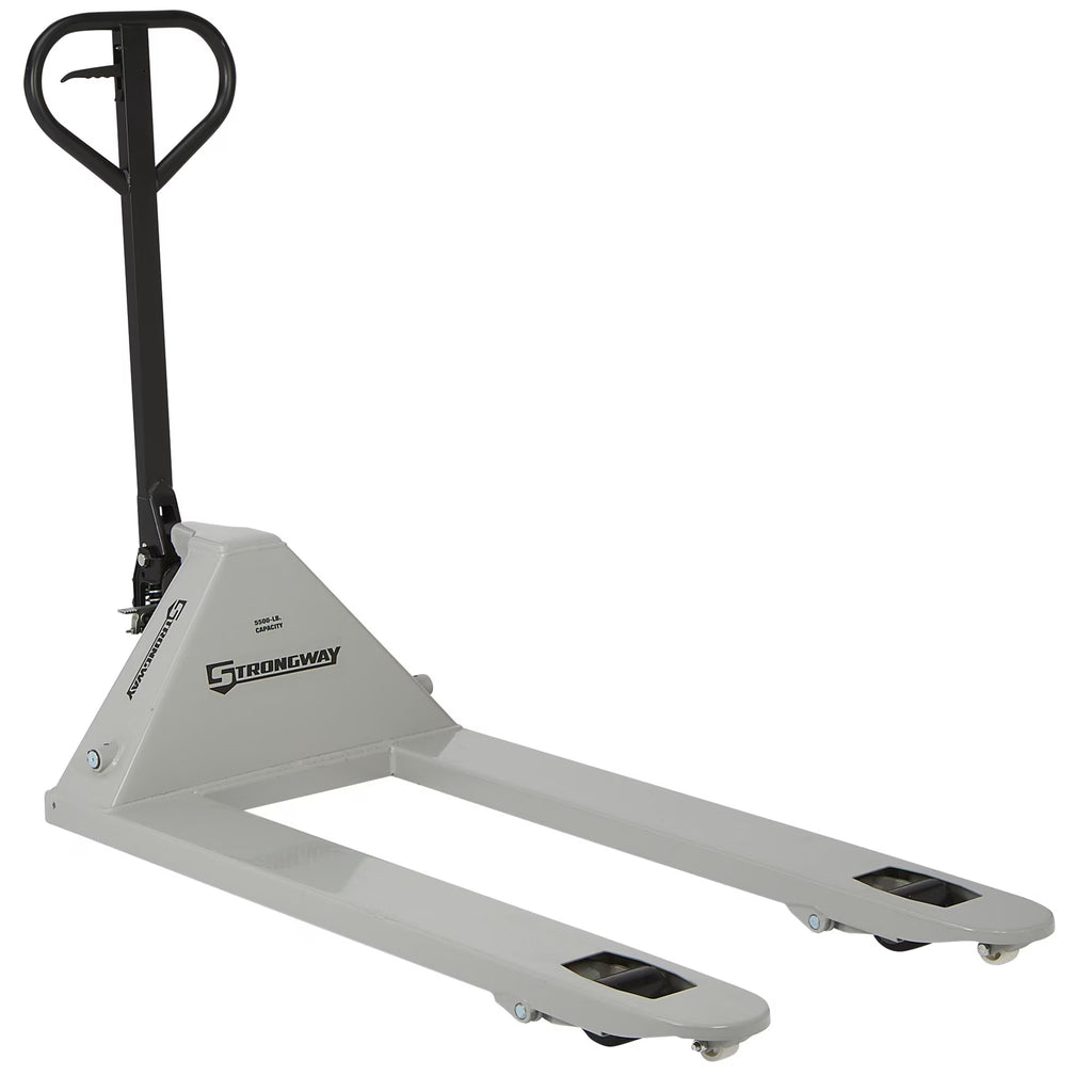 Klutch Pallet Jack, 5500-Lb. Capacity, 48in.L x 27in.W, 7-1/2in. Lift