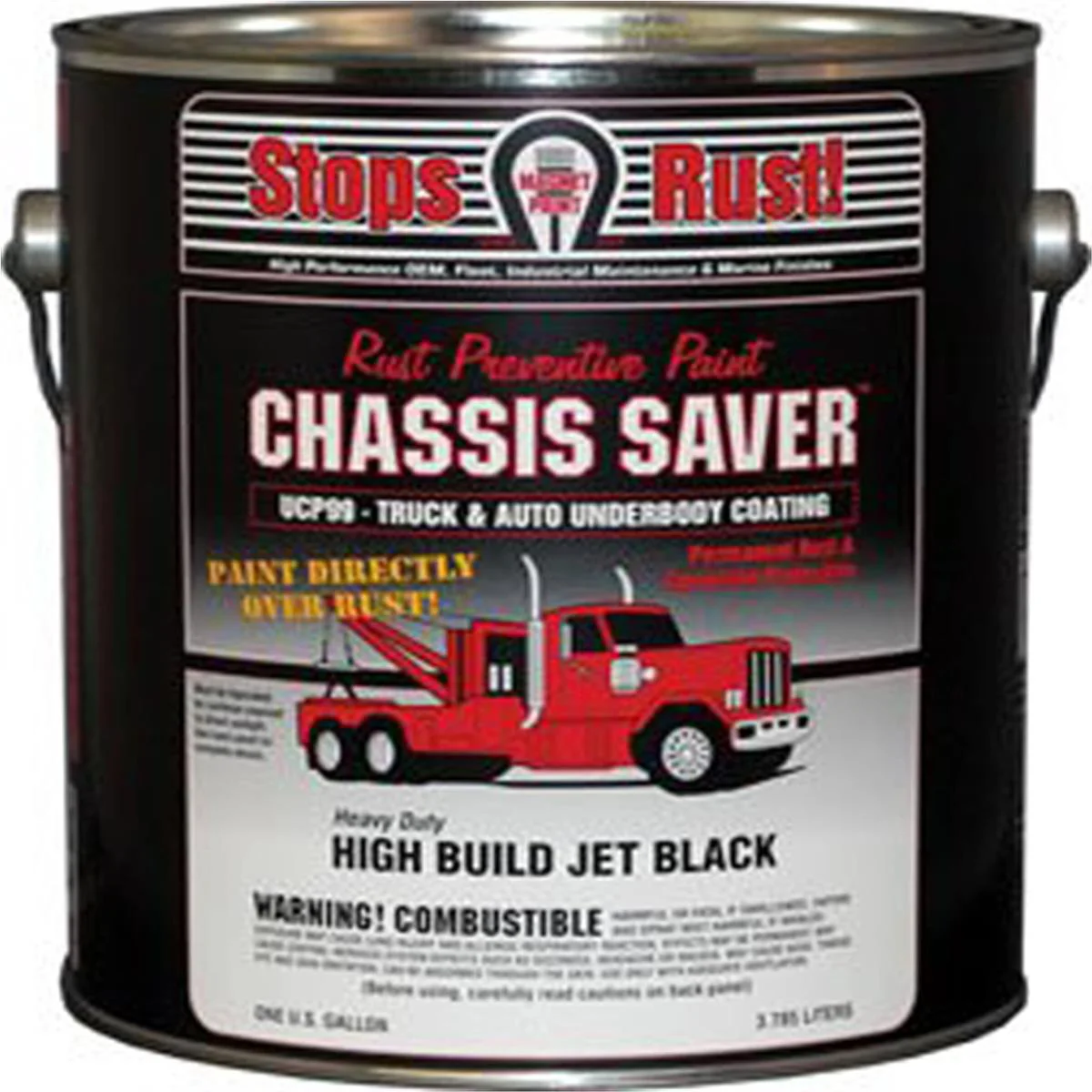 VictoriouStore by  Chassis Saver Paint, Stops and Prevents Rust, Gloss Black, 1 Gallon Can