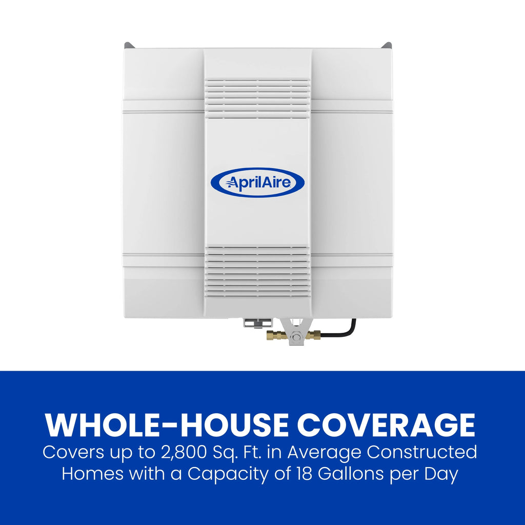 AprilAire 700 Whole-House Humidifier - Automatic - Large Capacity Fan-Powered Furnace Humidifier for Homes up to 4,200 Sq. Ft.