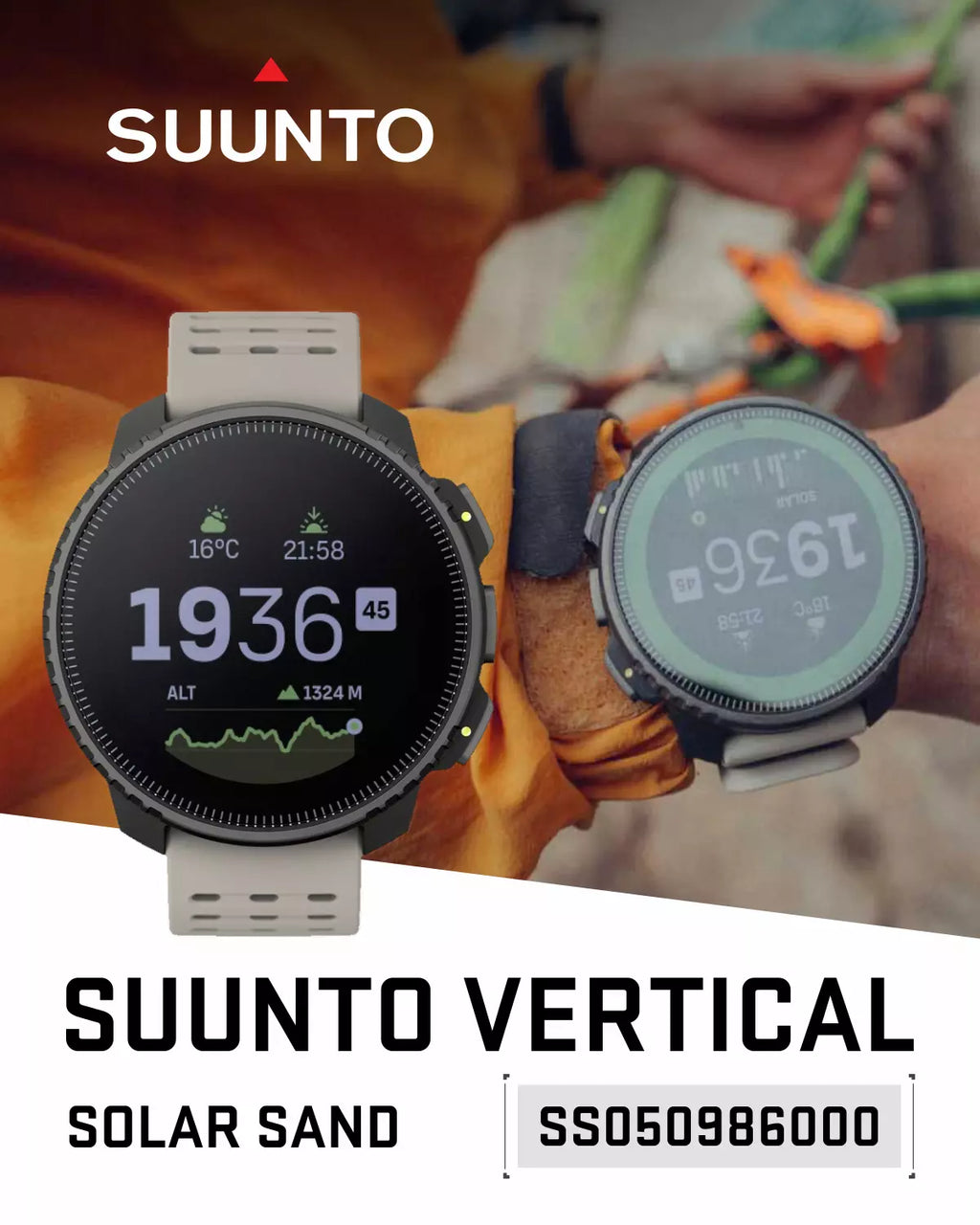 Suunto Vertical Watch, All Black, One Size