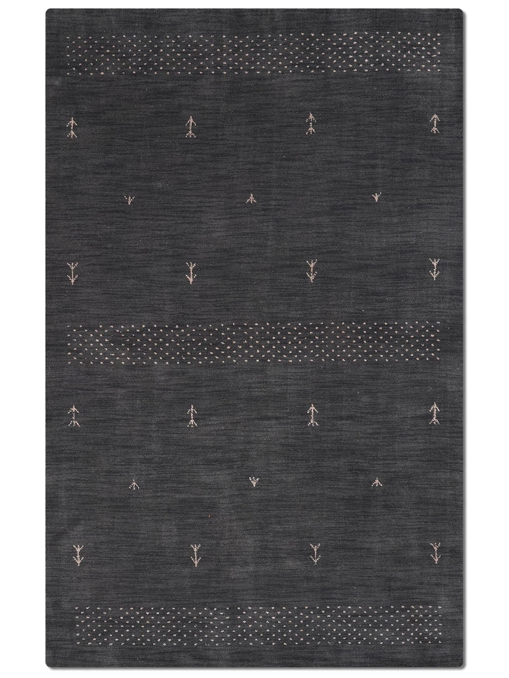 Rugsotic Carpets Handmade Rugs Hand Knotted Loom Rectangle 3'x5' Orange Wool for Indoor Use