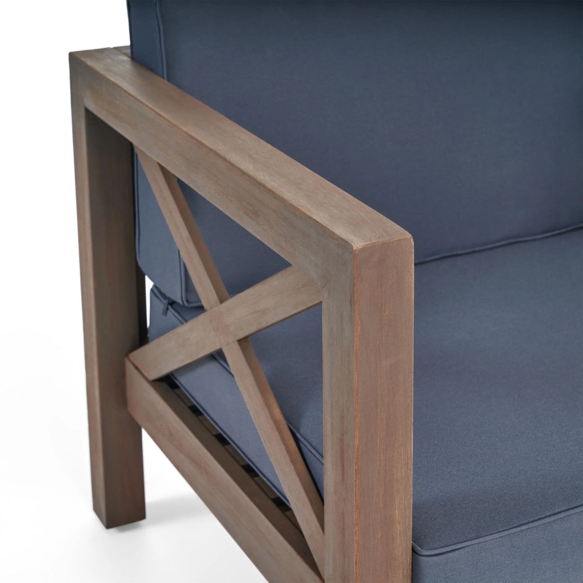 Outdoor Acacia Club Chairs