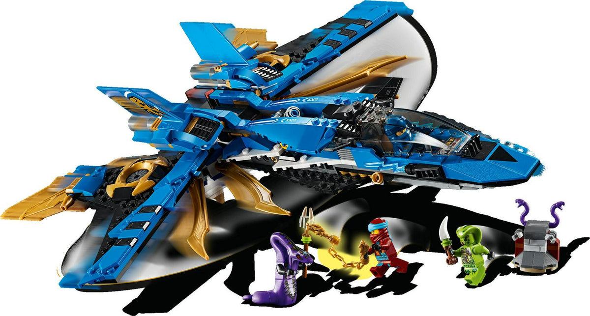 LEGO Ninjago Jay-s Storm Fighter 70668 Building Set (490 Pieces)
