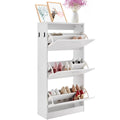 Hyxoo 3 Flip Drawer Shoe Cabinet �C Sleek Entryway Storage, Spacious Organizer for Shoes, Practical Home Furniture
