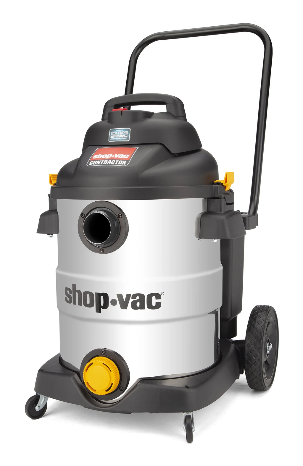 Shop-Vac 12 Gallon 6.5 Peak HP Wet Dry Contractor Series Stainless Steel Vacuum, Model 9627706
