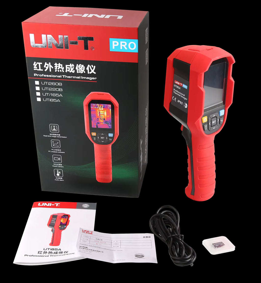 UNI-T UTI120S Thermal Imaging Camera 120x90 IR Resolution 10800 Pixels -20~400�� 2 Meter Drop Durability IP54 Rechargeable 16GB MicroSD