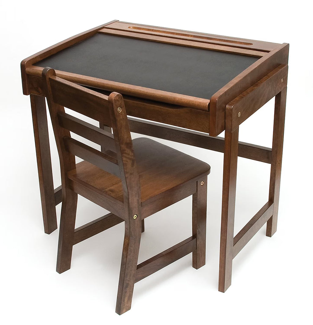 Lipper International Chalkboard Kids Desk and Chair Set