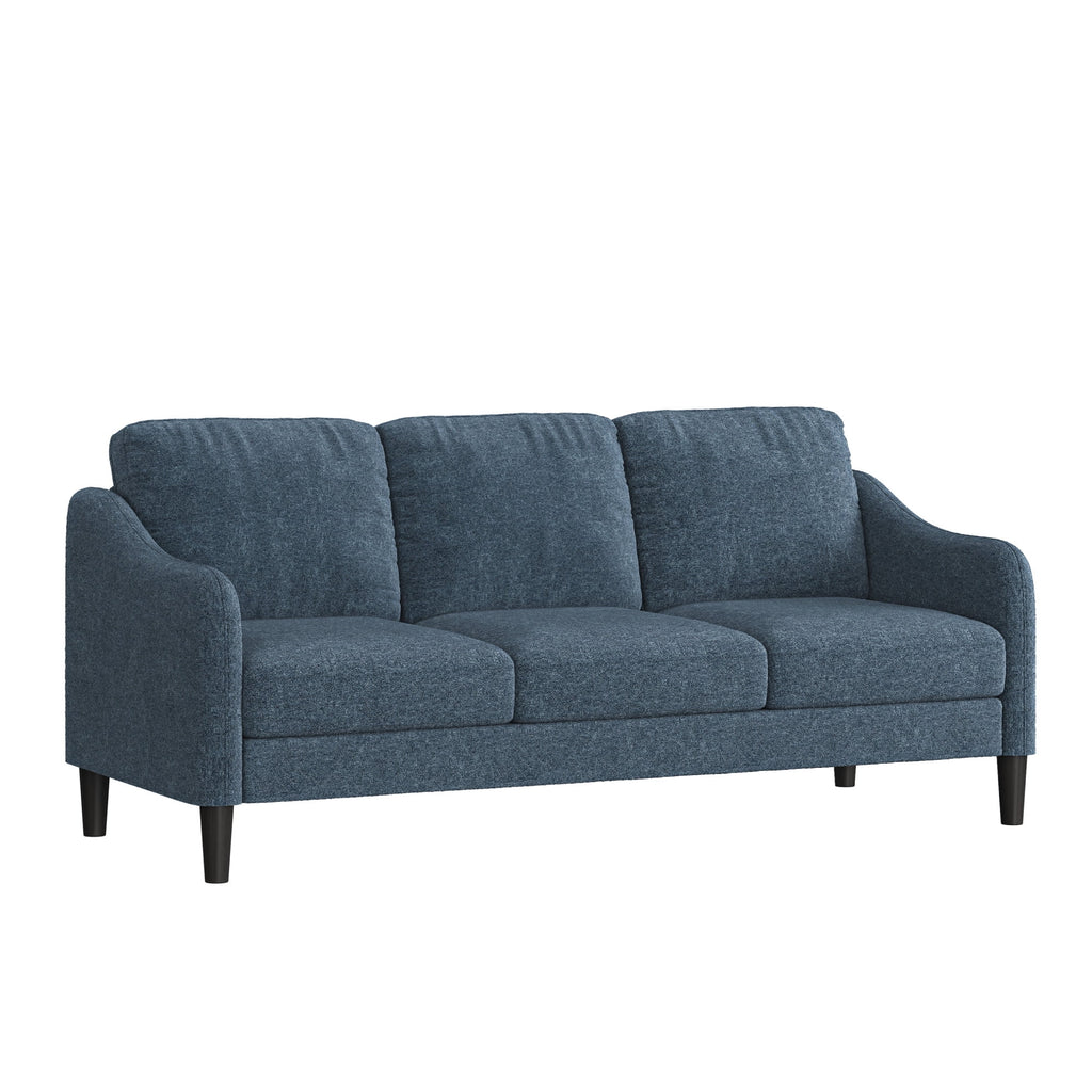 Mainstays Westley Swoop Arm Sofa, Burnt Orange