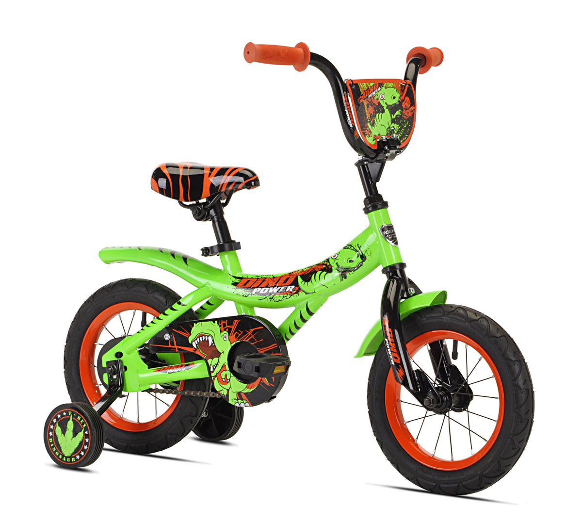 12" Dino Power Boy's Bike, Green