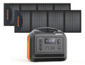 OUPES 1800W Portable Power Station with 2*100W Panels,1488Wh Solar Generator with 3 1800W AC Outlets, Emergency LiFePO4 UPS Battery Backup (4000W Peak) for Home Use, Camping