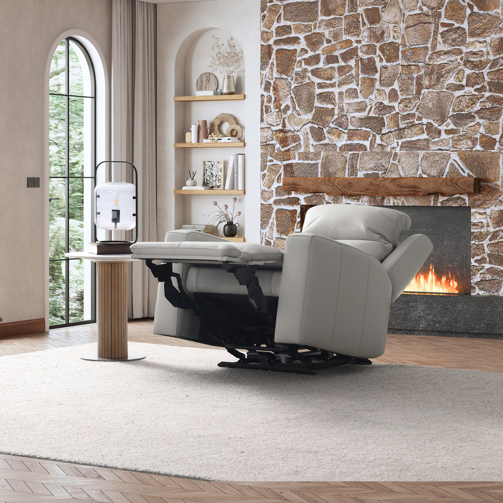 Wren Zero Gravity Power Leather Recliner with Power Headrest