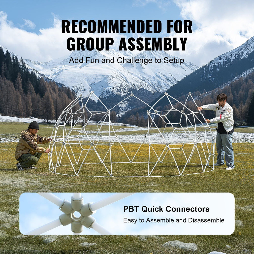 9.5FT Outdoor Bubble Tent �C Transparent Dome Camping Shelter with Zip Door & Windows �C Waterproof Pop-Up Tent for Stargazing, Backyard, Patio & Glamping �C Portable Instant Setup