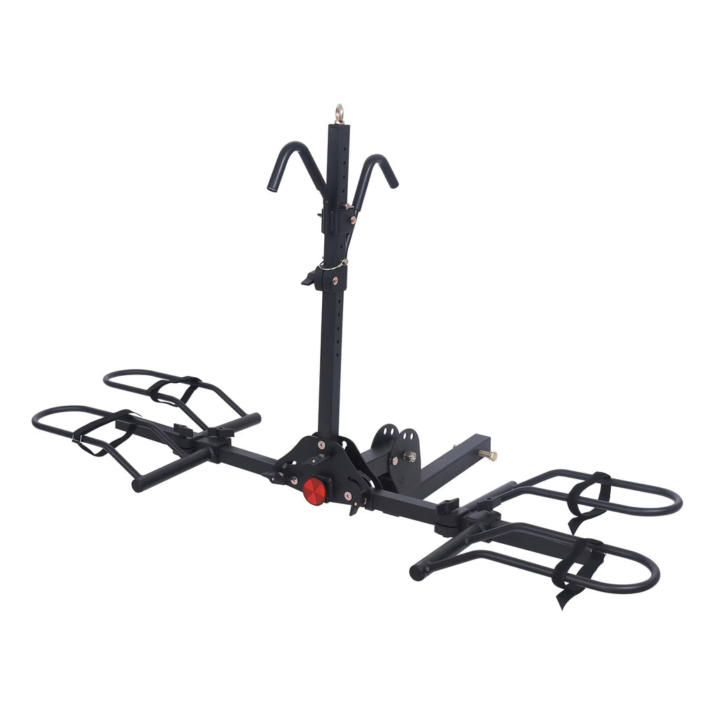Young Electric Ebike Rack, 200lb Capacity, Alloy Steel Hitch Mount, Fits 5-Inch Fat Tire Bikes, 2-Inch Receiver