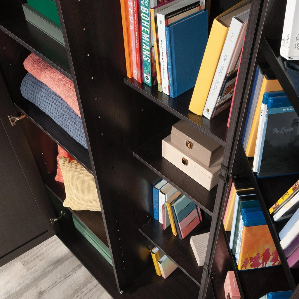Sauder Homeplus Storage Cabinet, Sienna Oak Finish