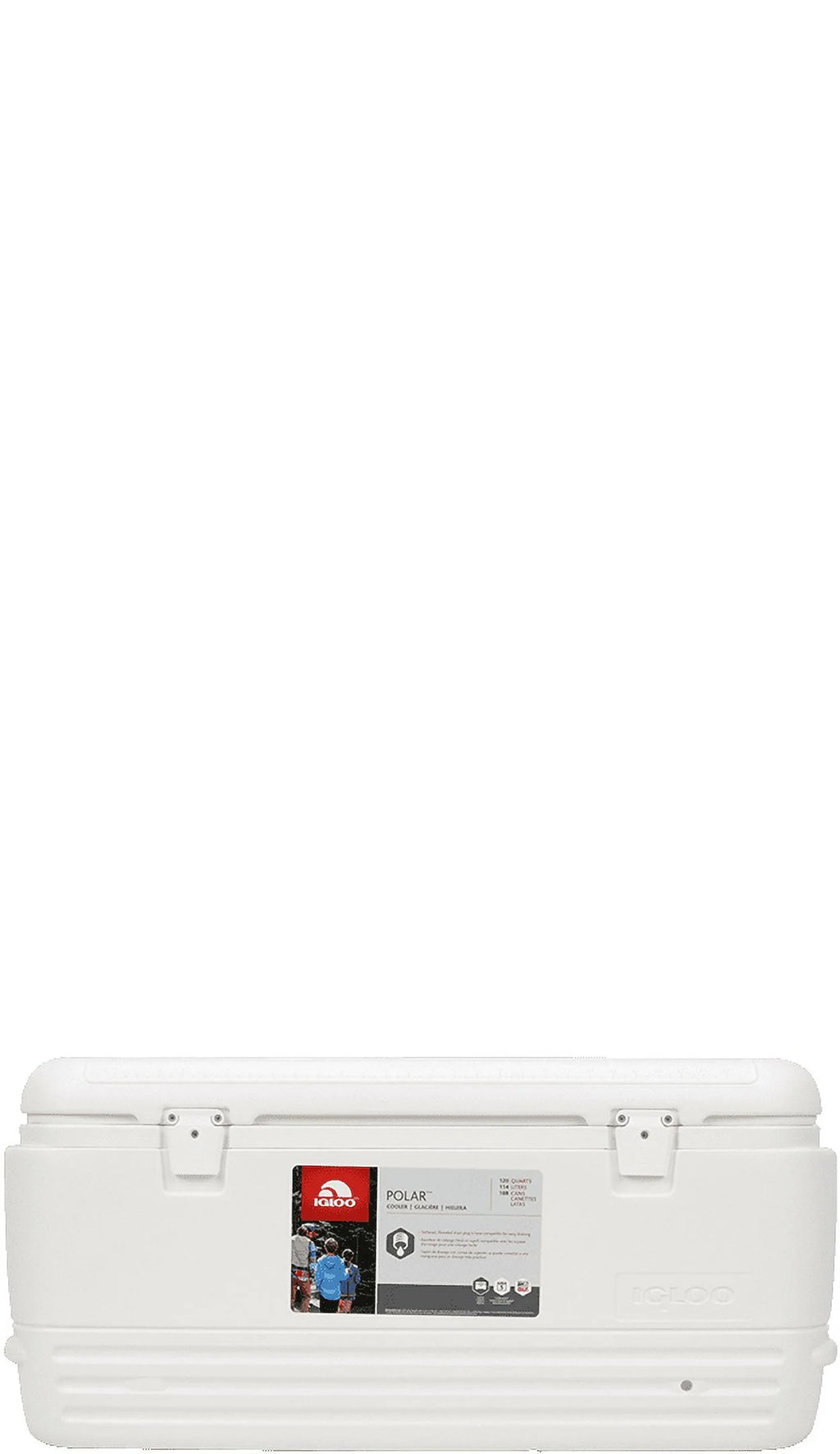 Igloo 120 qt. Quick & Cool Polar Ice Chest Cooler, White