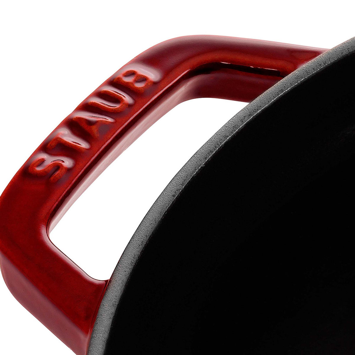 Staub Cast Iron 5.5-qt Round Cocotte - Cherry