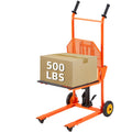AECOJOY Hydraulic Material Lift Pallet Truck 500 Lbs,Lift Table Cart,32" Max Lift Height Pallet Truck Jack with Lockable Swivel Casters �C Ideal for Warehouse, Workshop and Garage Use