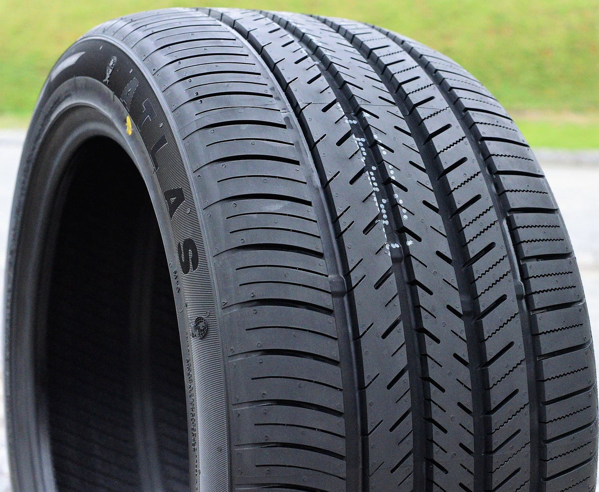 Set of 4 (FOUR) Atlas Force UHP 255/60R19 109H A/S Performance All Season Tires Fits: 2010 Buick Enclave CXL, 2021 Lincoln Aviator Base