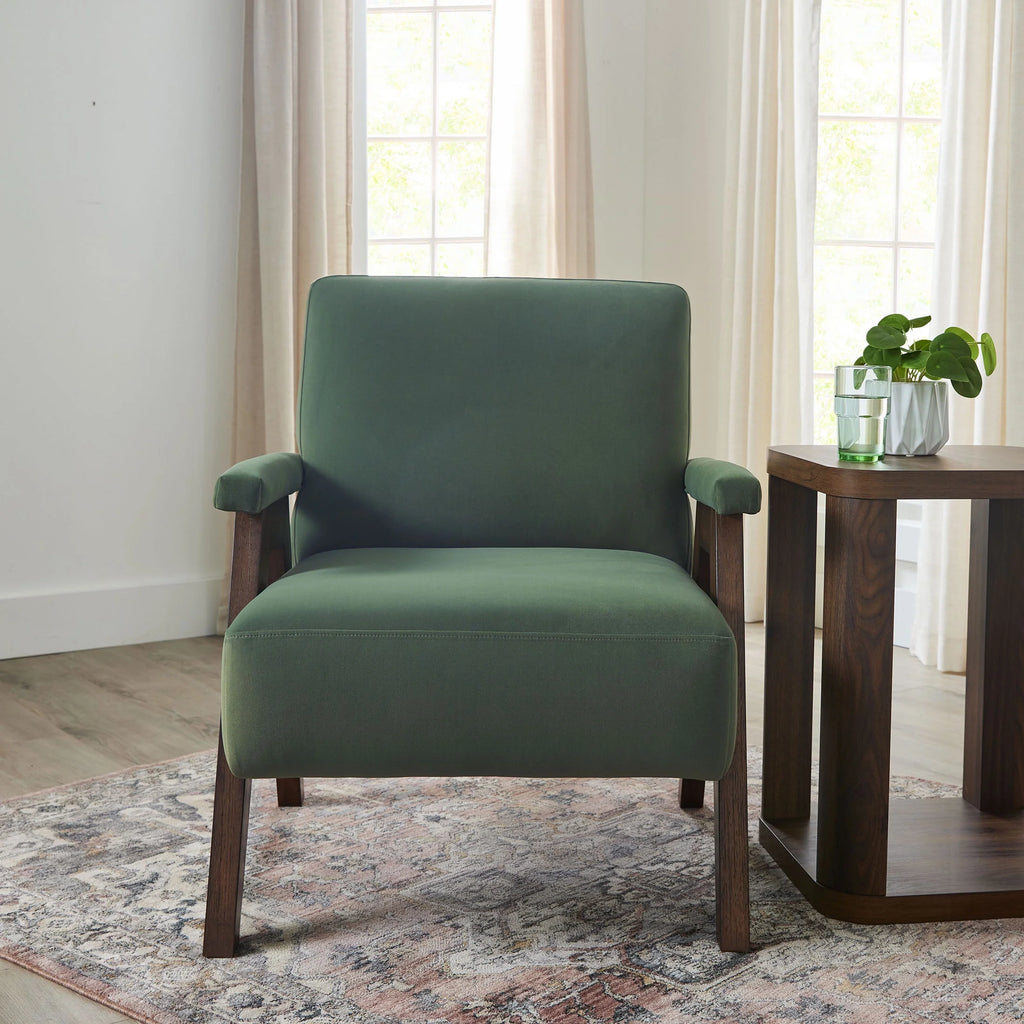 Better Homes & Gardens Ezra Accent Chair, Living Room, Cream