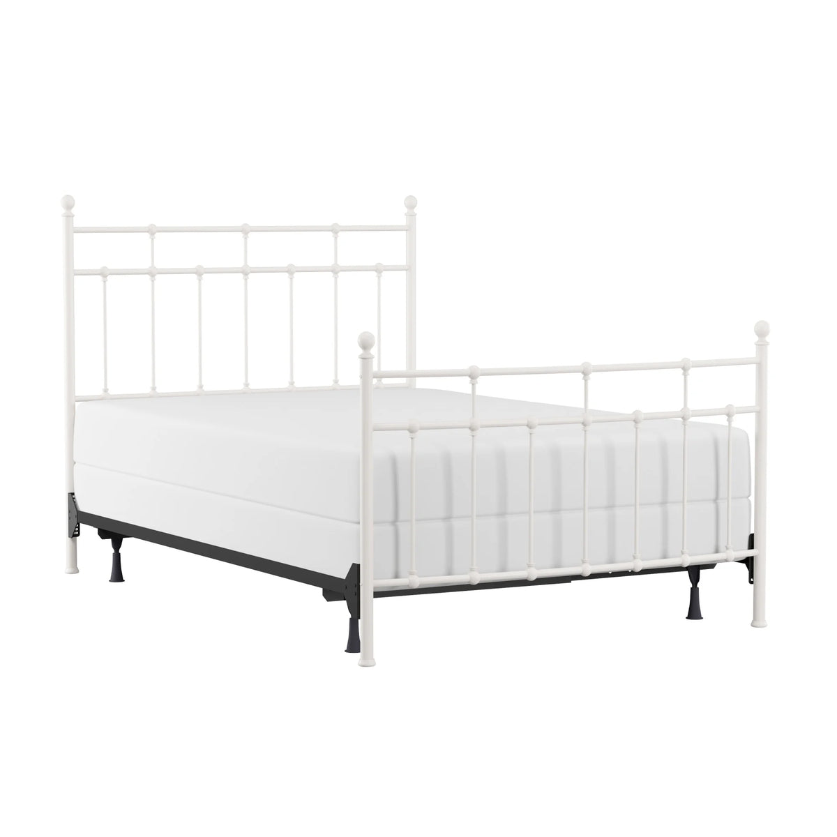 Hillsdale Furniture Providence Metal Full Bed with Spindle and Casting Design, Antique Bronze