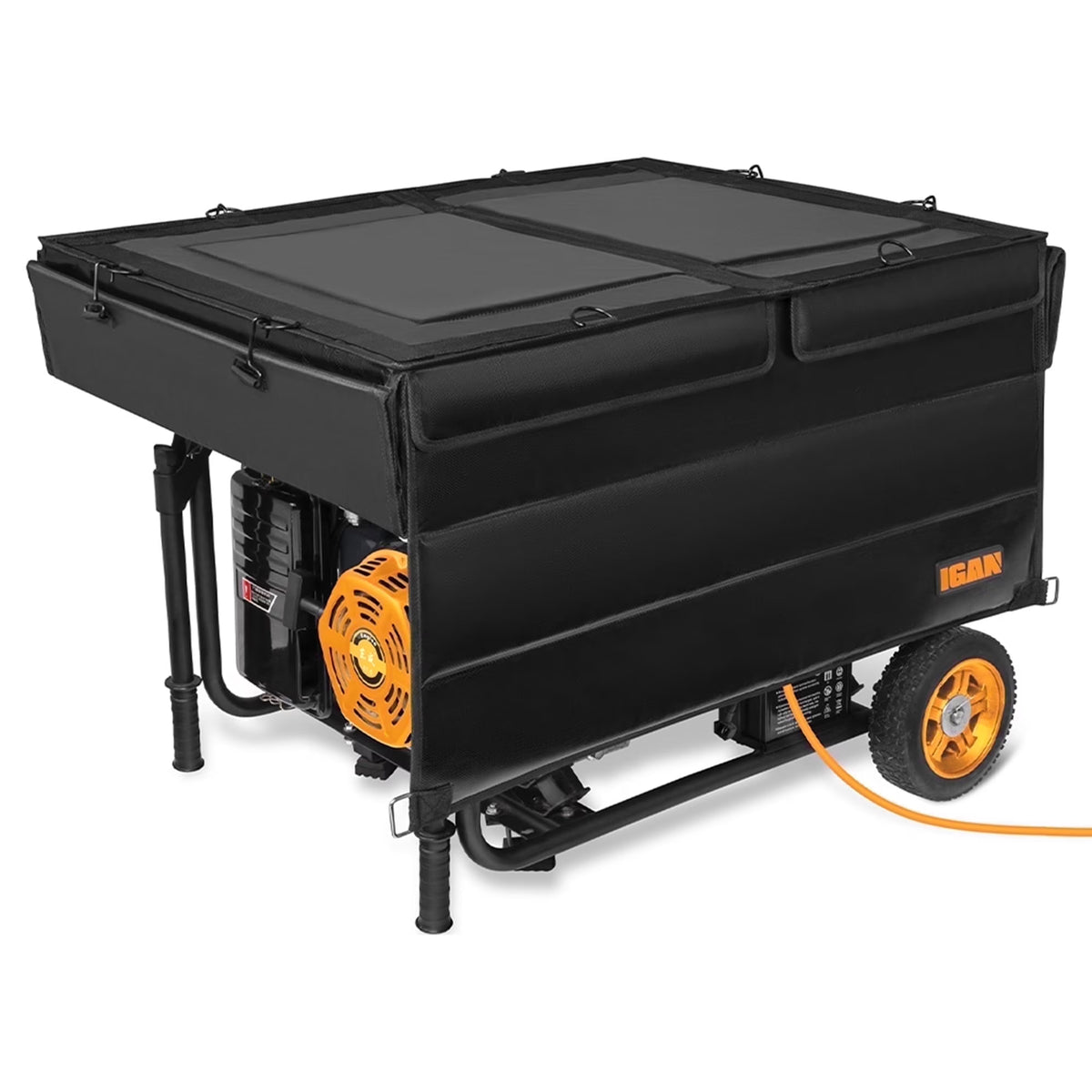 IGAN Generator Tent Waterproof Portable Cover for 3500�C12000 Watt 9,2 lb. Black